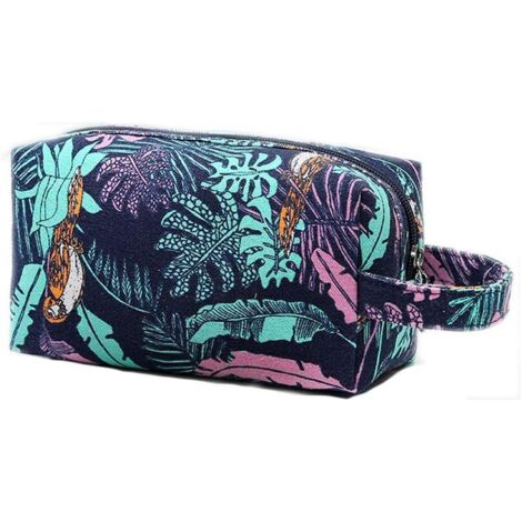 Trousse de maquillage de voyage pour femmes et filles (carré),