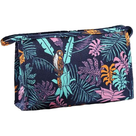 Trousse de maquillage de voyage pour femmes et filles (rectangle),