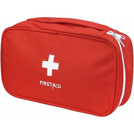 Trousse de Premier Secours Vide Portable Imperméable Boîte de Premier Secours Sac d'urgence pour Maison Bureau Ecole Sport Voyage(sans Les Fournitures)