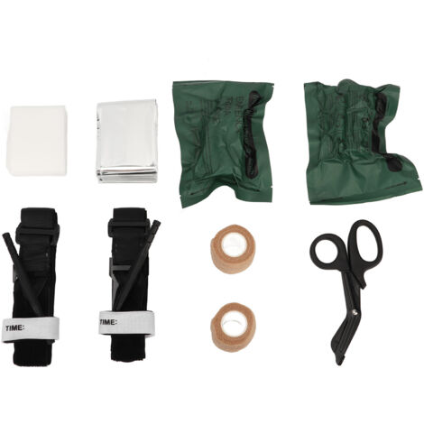 Trousse de Premiers Secours Militaire - Kit de Survie Urgence Sac EDC pour Camping Randonnée