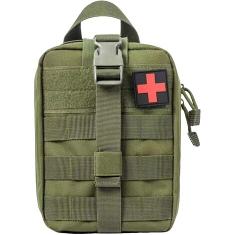 Trousse de premiers secours pour traumatismes, sac de premiers secours vide, sac médical tactique à ouverture rapide, adapté au camping, à la chasse, à la randonnée et aux interventions en cas de cata