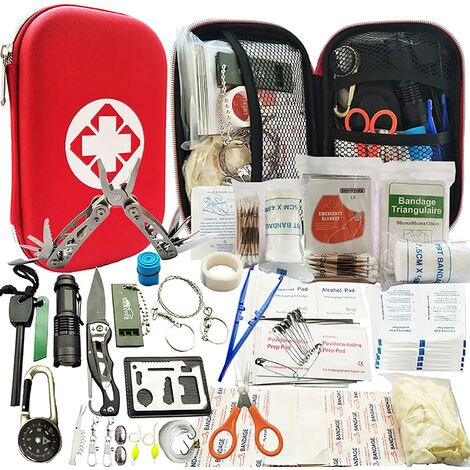 Trousse De Premiers Soins De Survie Vitesse Kit, Tactique IFAK Pouch Outdoor Gear Sac Trauma d'urgence pour La Randonnée Camping Hunting Adventures，Superma