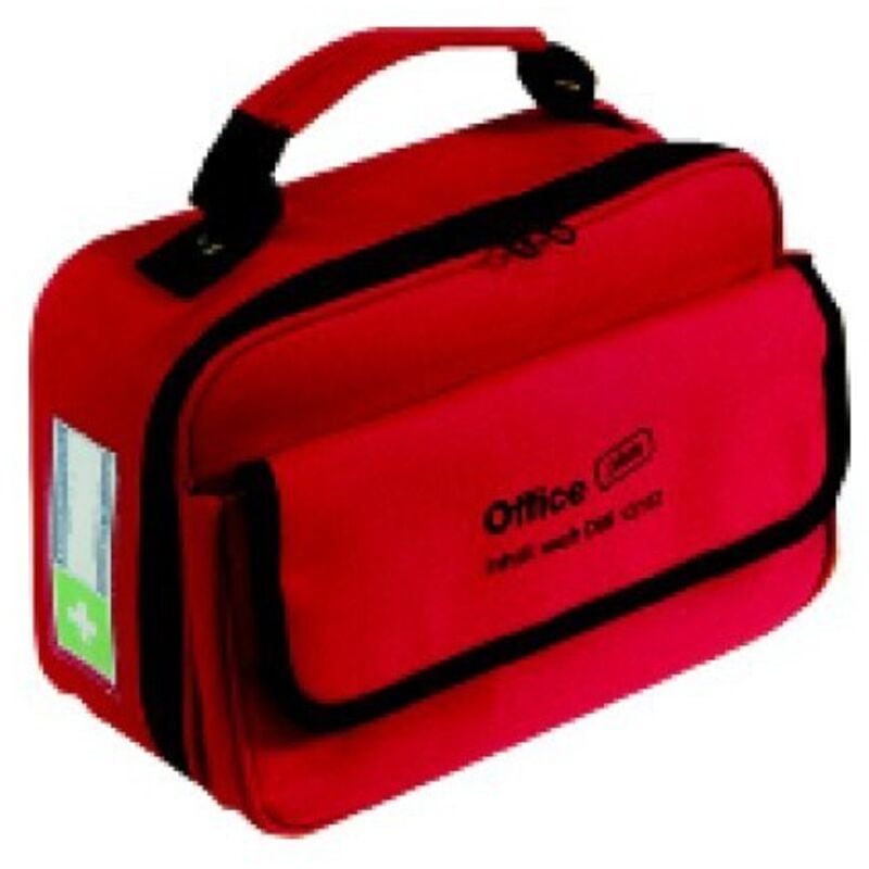 Trousse de premiers soins Office Plus, rouge - vide