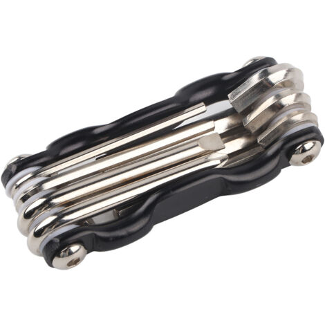 Trousse de réparation vélo 7 outils multifonction portable avec démonte-pneu et clés Allen