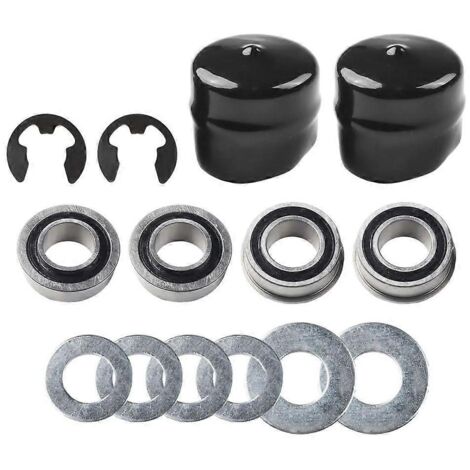 Trousse de roulement de roue avant pour tondeuse à gazon efficace 9040H 532124959 91334 9040HR 9040N, pièce de rechange robuste, kit de roue avant compatible.
