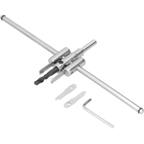 Trousse de Scie à Trous Circulaires Ajustables 40‑300mm pour Bois et Travaux DIY
