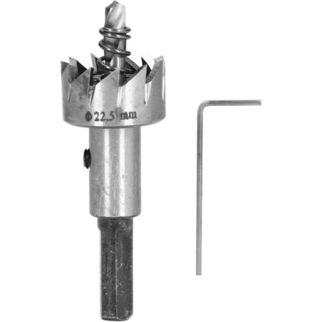 Trousse de Scies Cloche HSS pour Métal et Bois, Fraise à Trou 22.5mm, Outil de Menuiserie