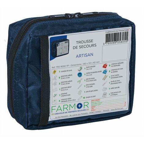 Trousse de secours FARMOR 2/4 personnes - TRO8050TP