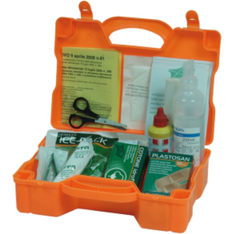 Trousse de secours jusqu'a' 2 personnes conforme aux normes pour les entreprises