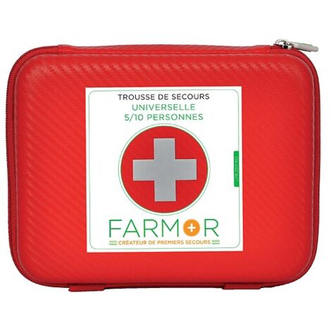 Trousse de secours multirisques - 5-10 personnes - FARMOR