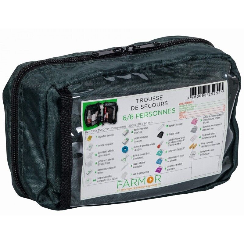 4mepro - Trousse de secours 6/8 personnes farmor -tro 2540 tp