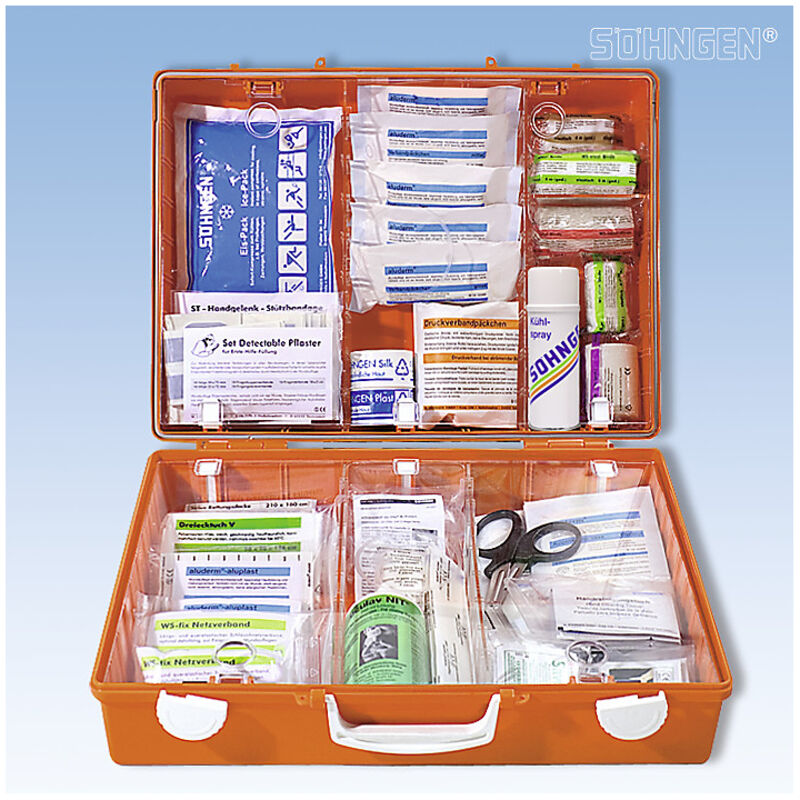 Certeo - söhngen, Trousse de secours spécialisée, contenu adapté aux