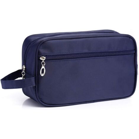 Trousse de toilette de voyage pour homme (bleu foncé),