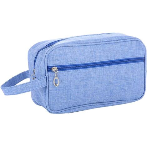 Trousse de toilette de voyage pour homme Tissu Oxford bleu ）,