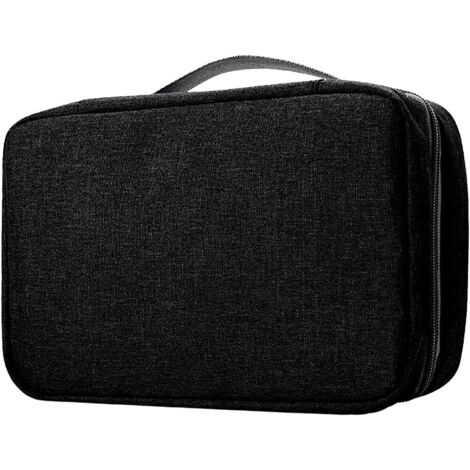Trousse de toilette de voyage suspendue (noir),