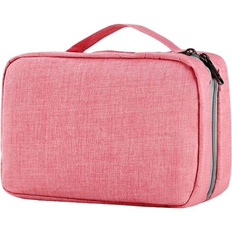Trousse de toilette de voyage suspendue (rose),