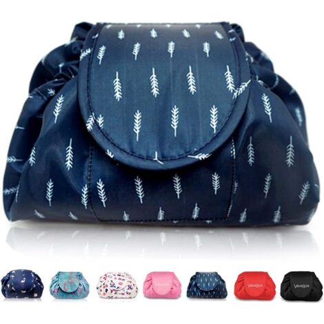 Trousse de toilette (Plume bleu marine)
