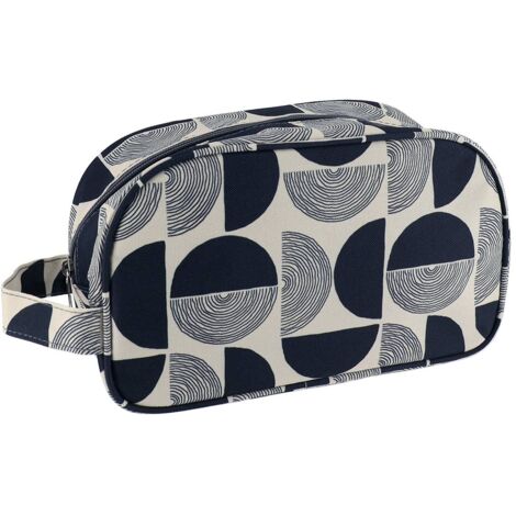 Trousse de toilette polyester rectangulaire imprime zippee - bilbao - Tendance
