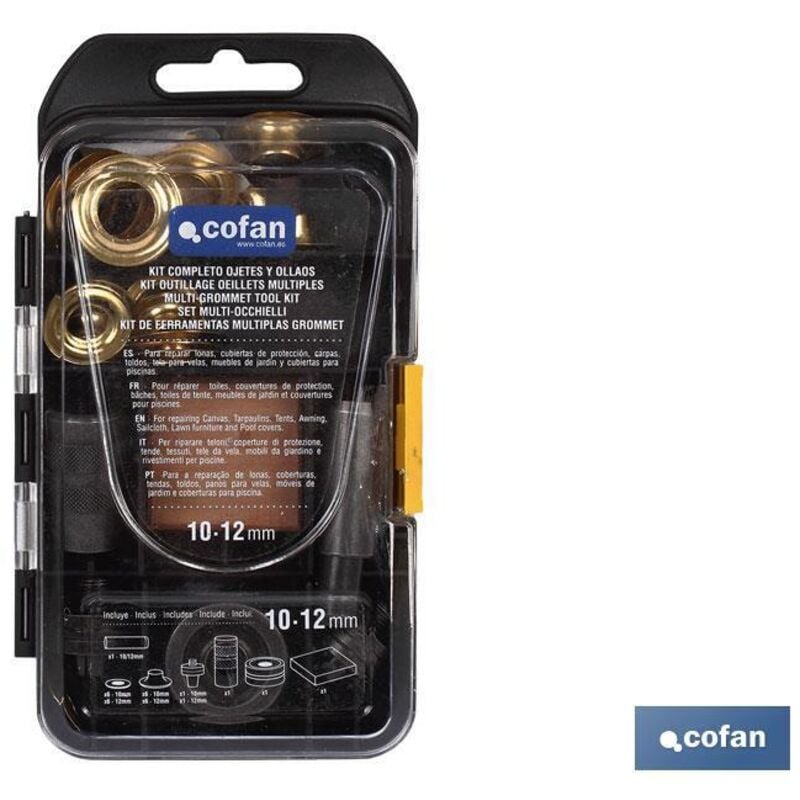 Kit Oeillet et Oeillet Complet en 10 et 12 mm