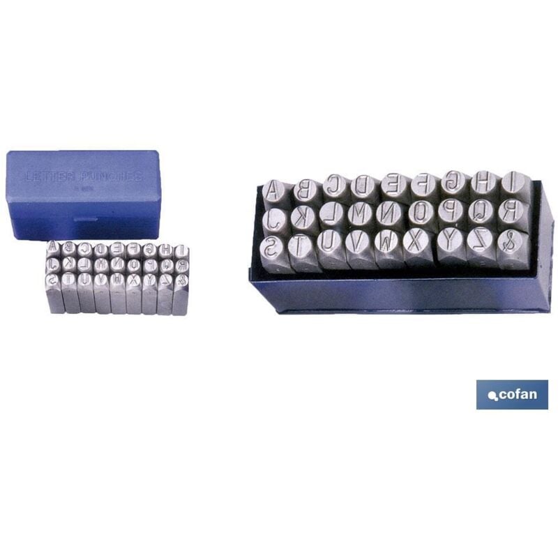 Set d'estampage de lettres 3 mm