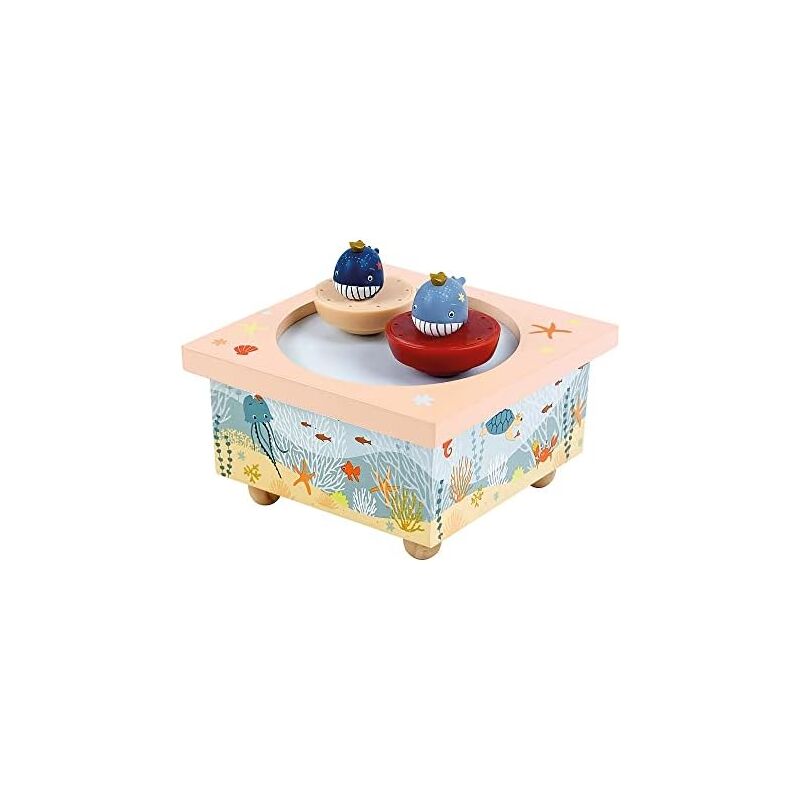 6260412 - Box de musique magnétique pour enfants, design de baleines - Trousselier