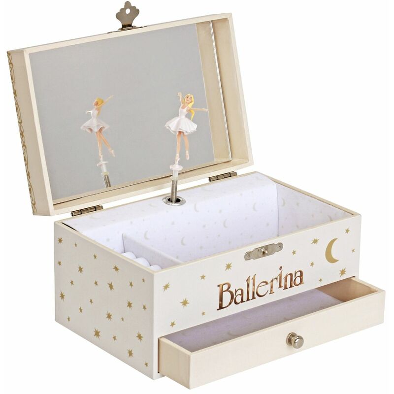 Coffret à bijoux musical Ballerina - Phosphorescent