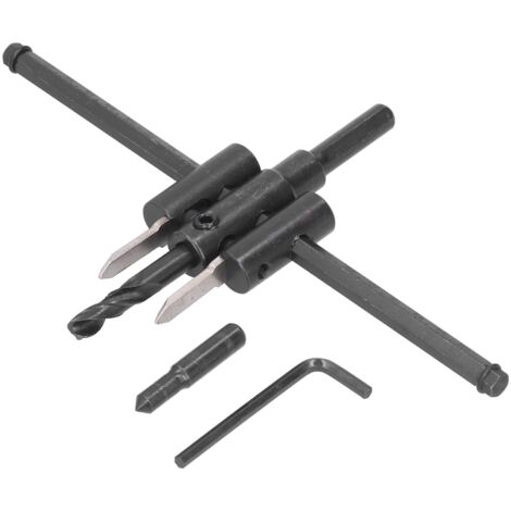 Trousses de Scies à Trous Circulaires Ajustables 30-200mm pour Travail du Bois et DIY