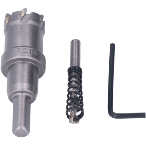Trousses de Scies Cloche Carbure TCT pour Métal Épais avec Clé Hexagonale - 25mm / 1 pouce