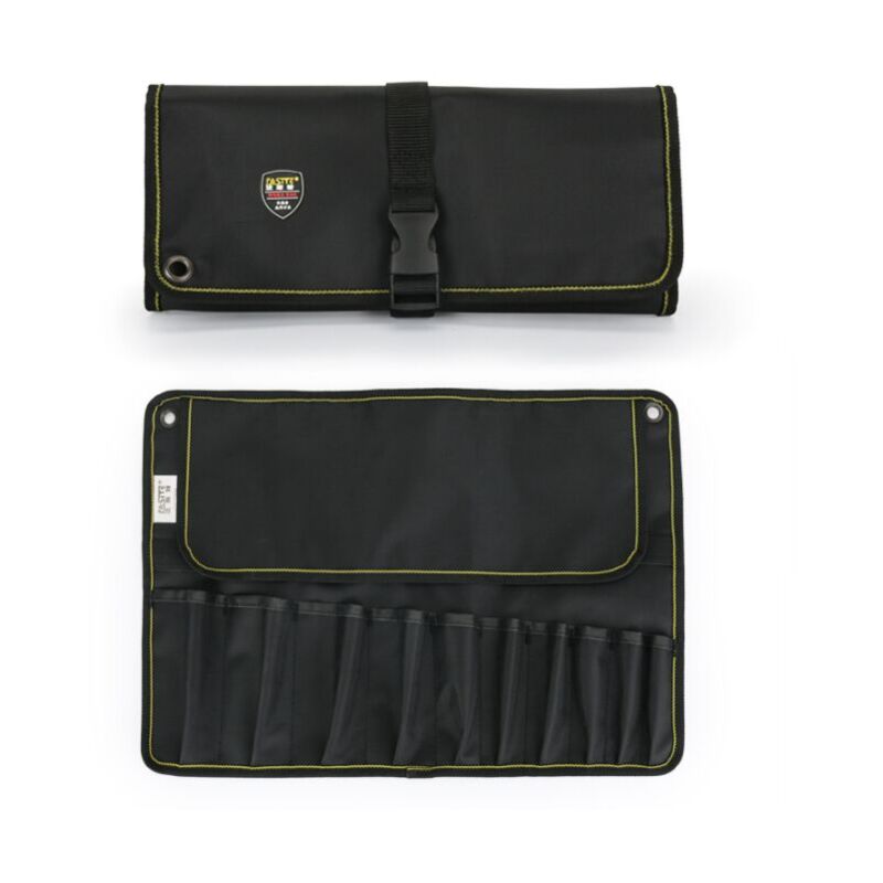 Trousse/Sac/Sacoches à Outils 10 Pochettes Porte-Outils Rouleau Poche de Rangement Pliable/Enroulable/Portable Rouleau d'outils ulti-usages pour