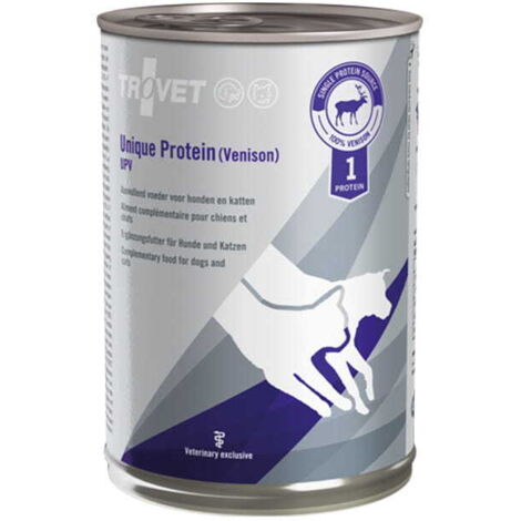 Trovet Dog/Cat Unique Protein UPV Venison boîte de 400 g