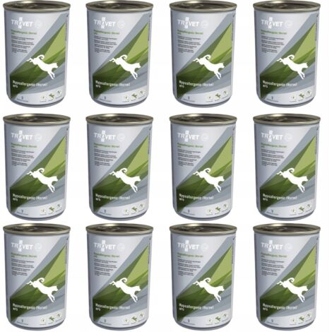 Trovet Dog Hypoallergénique HPD à la viande de cheval, boîte de 400 g