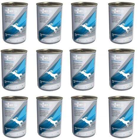 TROVET Hypoallergenic LRD mit Lamm - Nassfutter für Hunde - 12x400 g