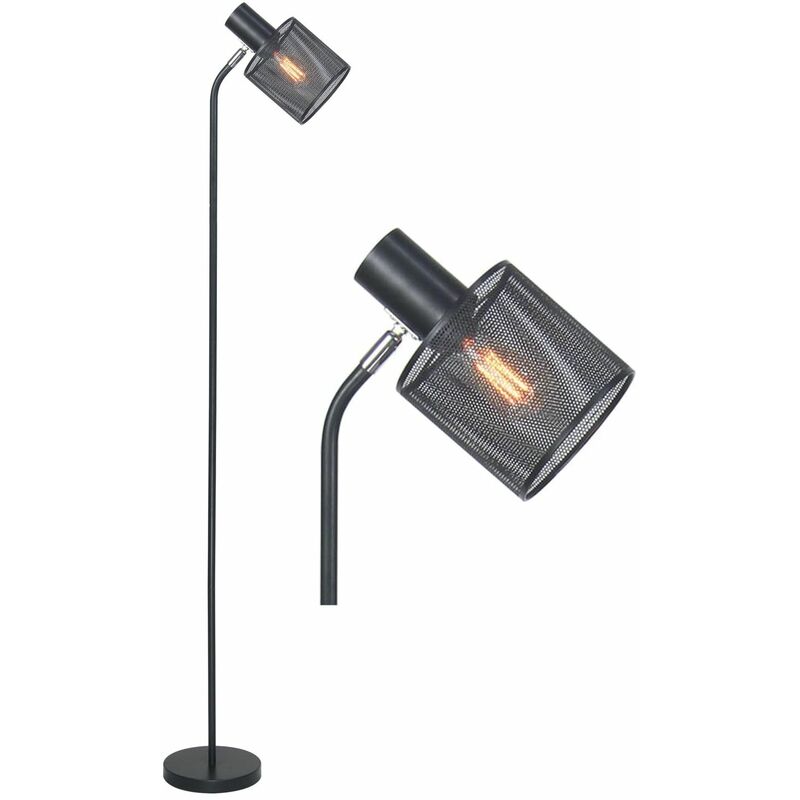 Troy - Black Floor Lamp
