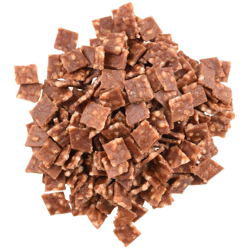 

Trozos de caramelo de pato. Hapki BBQ. para perro . 85 g. sin gluten .