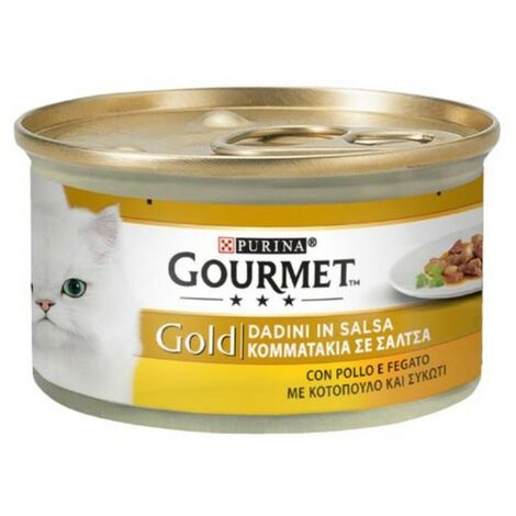 Trozos Gourmet Gold en Purina Salsa de Pollo e Hígado 85 gramos