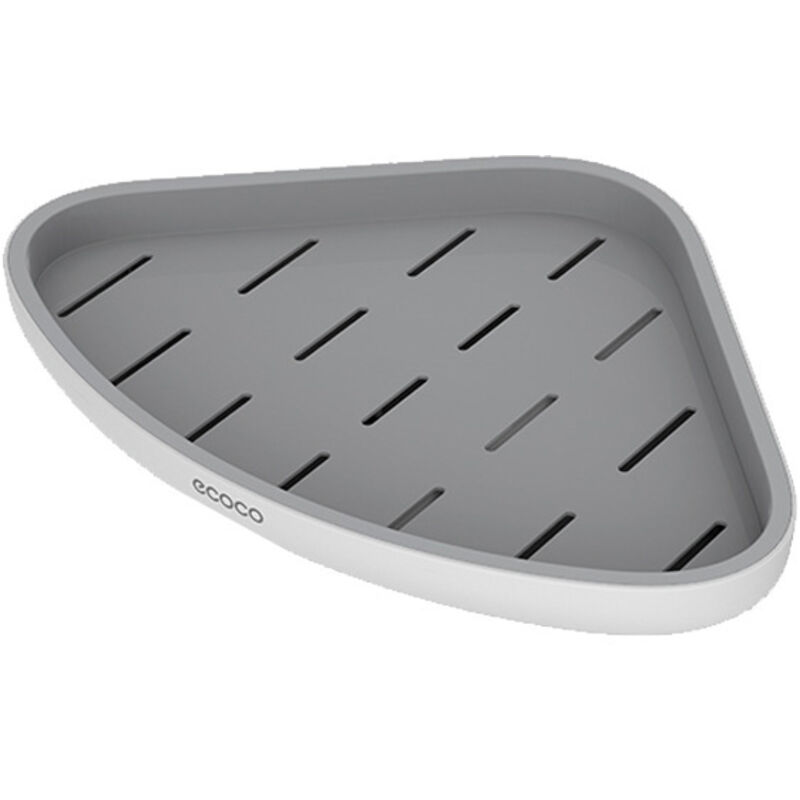 Trépied de salle de bain, étagère de salle de bain, rangement de toilette mural sans poinçonnage support mural pour lavabo,gris