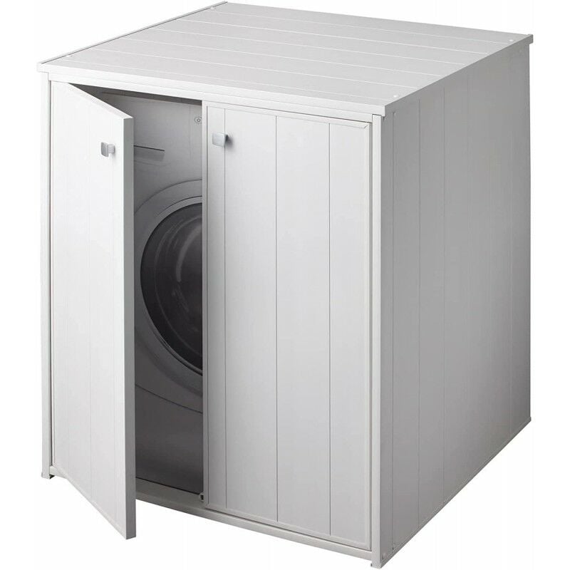 Meuble couvre machine à laver pvc xxl de buanderie 5013P Negrari