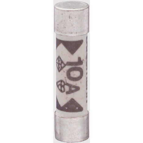TRU COMPONENTS 1208598 6FF-1 Multimetersicherung (Ø x L) 6.35 mm x 31.8 mm 10 A 600 V Flink -F- Inha
