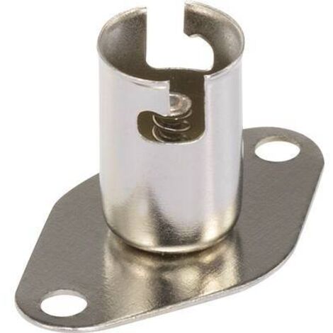 TRU COMPONENTS 1229346 Support d'ampoule Culot (mini-lampes): BA9s Connexion: cosses à souder 1 pc(s) S453551