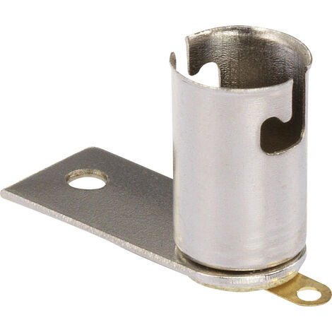 TRU COMPONENTS 1243986 Lampenfassung Sockel (Miniaturlampen): BA9s Anschluss (Sockel): Lötöse 1 St.