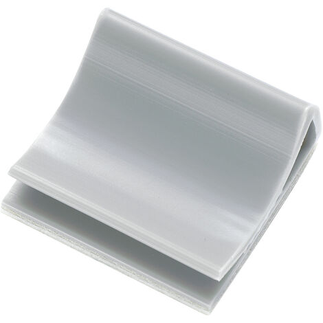 TRU COMPONENTS 130100-PVC-WH-D1 Befestigungssockel  1572127 Bündel-Ø-Bereich 6.70 mm (max)  mit Acry