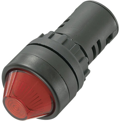 TRU COMPONENTS 140420 LED-Signalleuchte Rot    24 V/DC, 24 V/AC