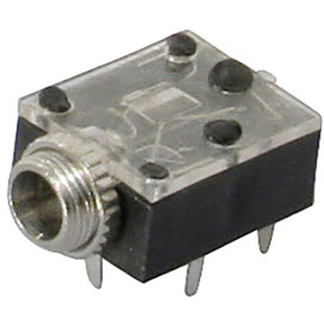 TRU COMPONENTS 1559785 Klinken-Steckverbinder 3.5 mm Buchse, Einbau horizontal Polzahl: 3 Stereo Sch