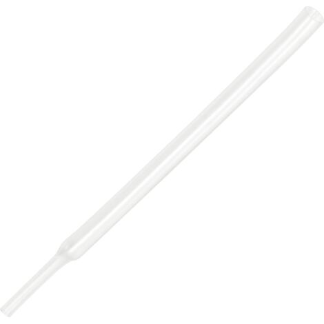 TRU COMPONENTS 1564458 Gaine thermorétractable sans colle transparent 3 mm 1.50 mm Taux de retreint:2:1 15 m