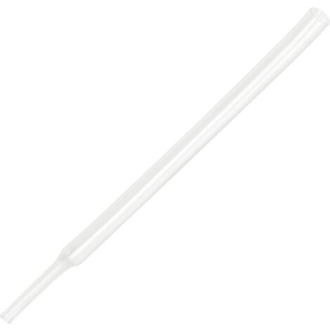 TRU COMPONENTS 1564458 GUAINA TERMORETRAIBILE SENZA COLLA TRASPARENTE 3 MM RAPPORTO DI RESTRINGIMENTO:2:1 15 M