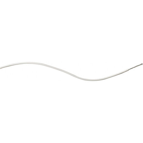 TRU COMPONENTS 1564515 Litze LiYv 1 x 0.08 mm² Weiß 100 m
