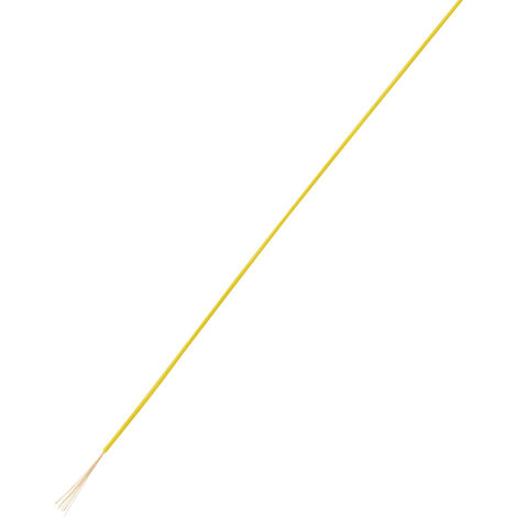 TRU COMPONENTS 1564518 Litze LiFY 1 x 0.05 mm² Gelb 25 m