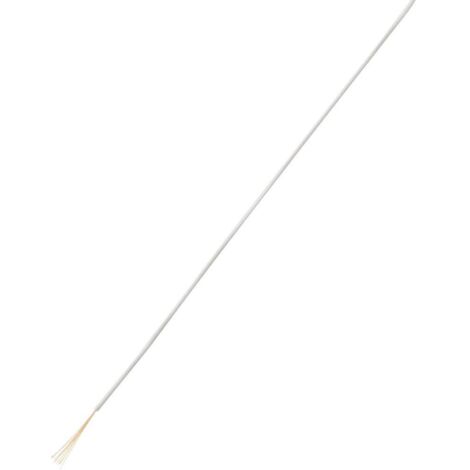 TRU COMPONENTS 1564660 Fil de câblage LiFY 1 x 0.25 mm² blanc 100 m