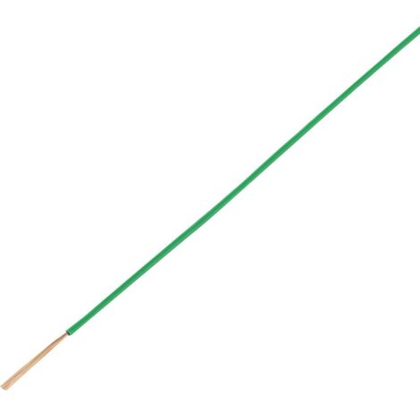 TRU COMPONENTS 1565623 Câble pour l'automobile FLRY-B 1 x 1 mm² vert 50 m