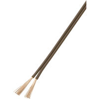 TRU Components 1566633 Litze 2 x 0.75mm² Braun 50m S888221